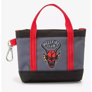 Stranger Things  - Hellfire Club Mini Tote Bag Cardholder & Coin Purse - NEW